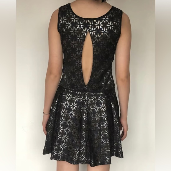 COTÉLAC Raphaille Cavalli Metallic mini dress. - Picture 8 of 8